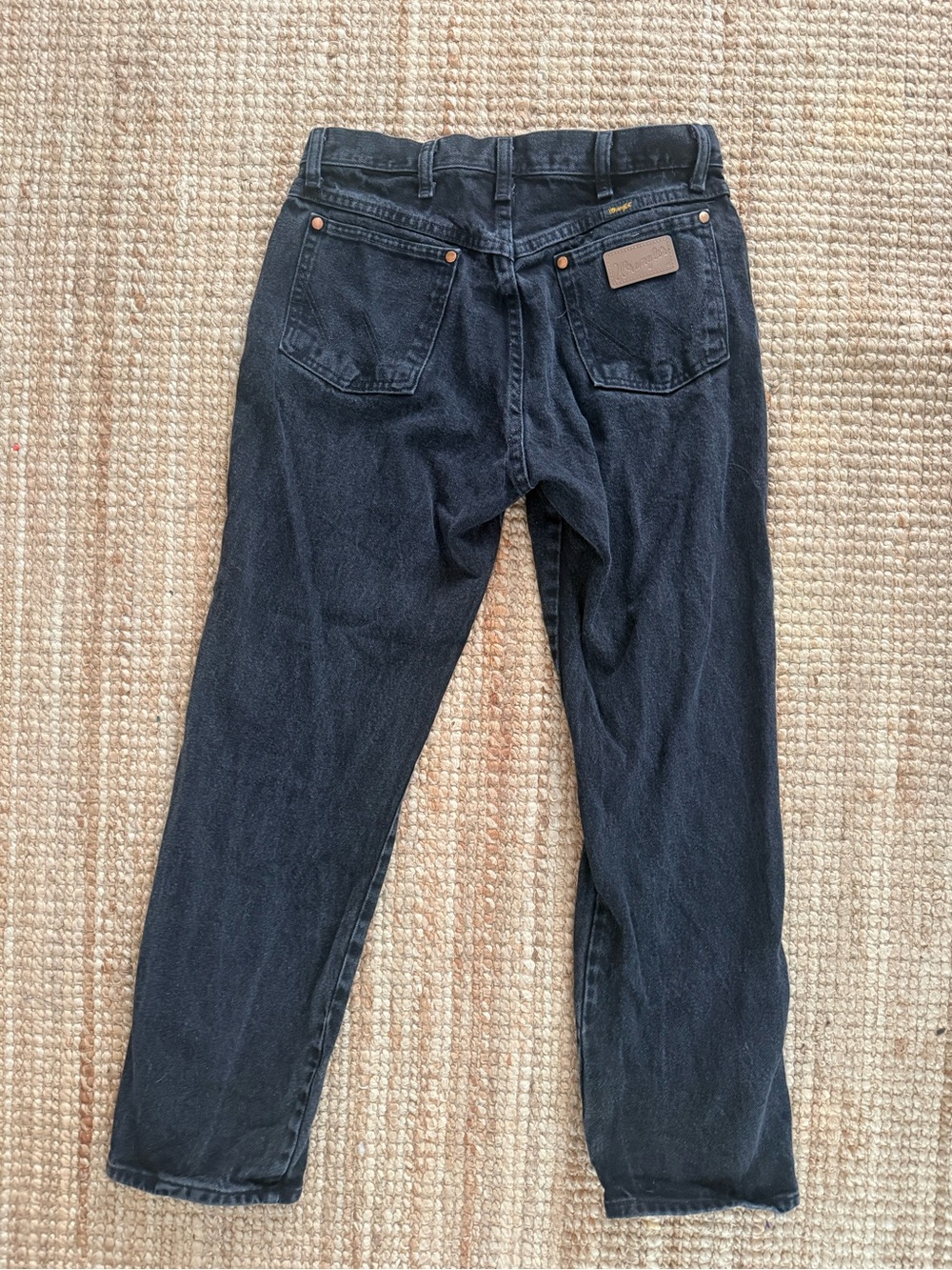 Wrangler 13MWZ Cowboy Cut Black Jeans — 32×30